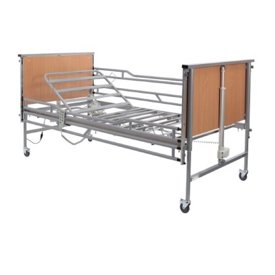 Casa Elite Home Beech Low Profiling Bed with Metal Side Rails